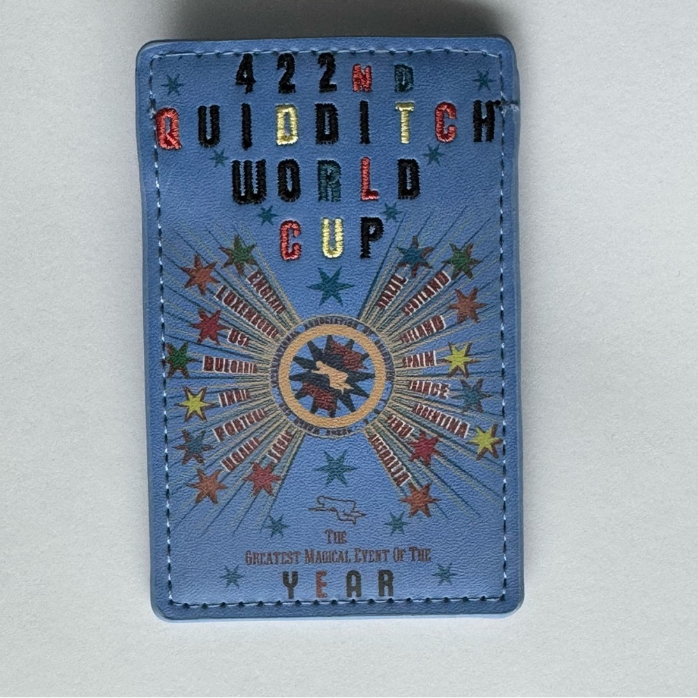 Danielle Nicole Harry Potter Embroidered 422nd Quidditch World Cup Card Holder